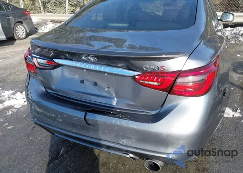 2020 Infiniti Q50 Red Sport 400 z USA, uszkodzony, nr VIN JN1FV7AP6LM630427